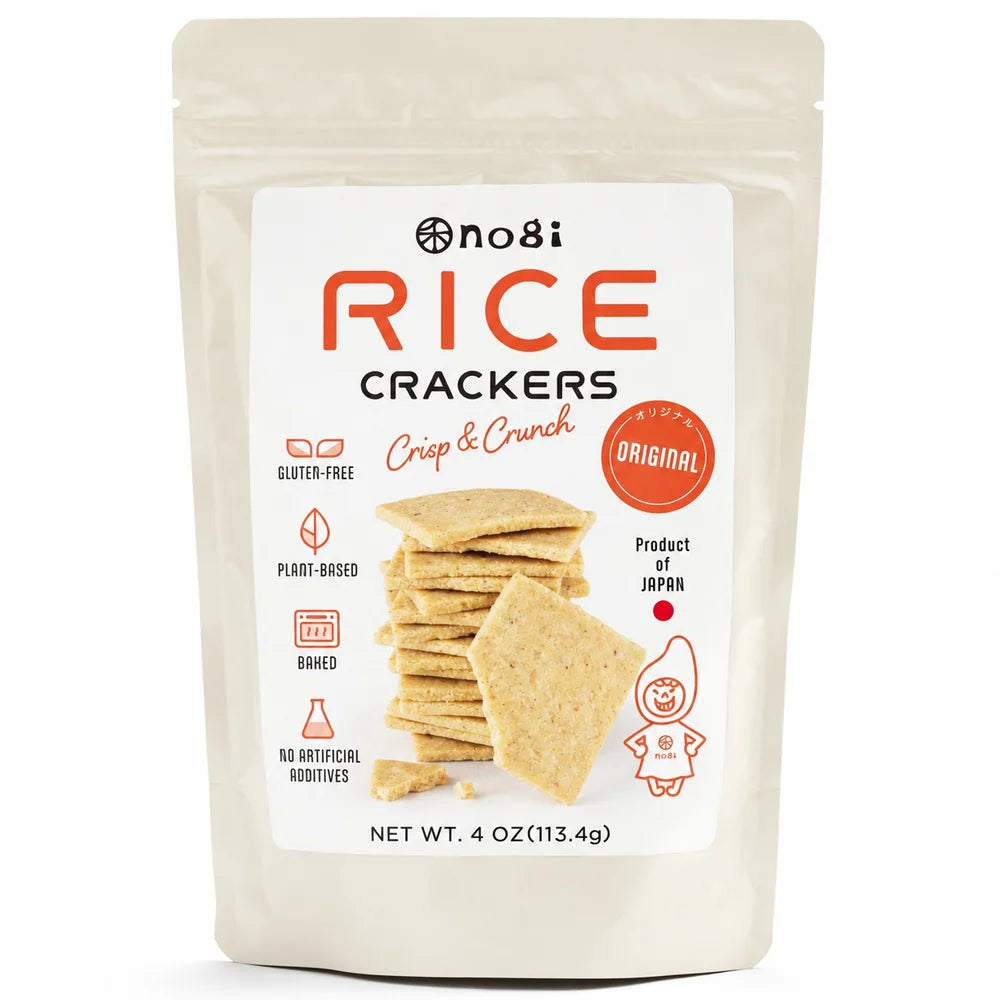NOGI Original rice crackers, U.S. 4 oz package